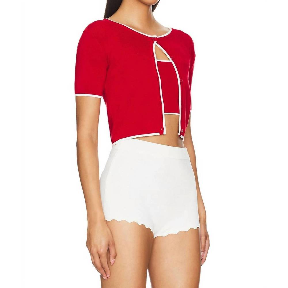 NEW MAJORELLE amy cardi set in red - Picture 2 of 3